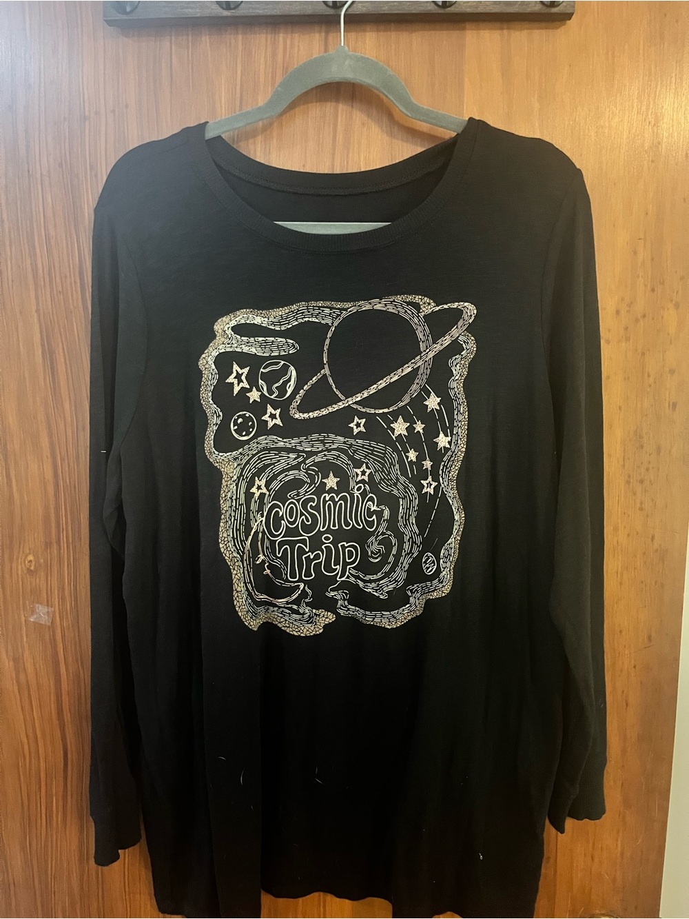 Torrid black 'Cosmic Trip' Graphic Long Sleeve Tee Size 2